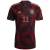 Men's Replica REUS #11 Germany Away Soccer Jersey Shirt 2022 Adidas - World Cup 2022