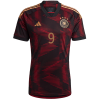 Men's Replica WERNER #9 Germany Away Soccer Jersey Shirt 2022 Adidas - World Cup 2022