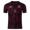 Men's Authentic KIMMICH #6 Germany Away Soccer Jersey Shirt 2022 Adidas World Cup 2022