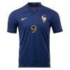 Men's Replica GIROUD #9 France Home Soccer Jersey Shirt 2022 Nike - World Cup 2022