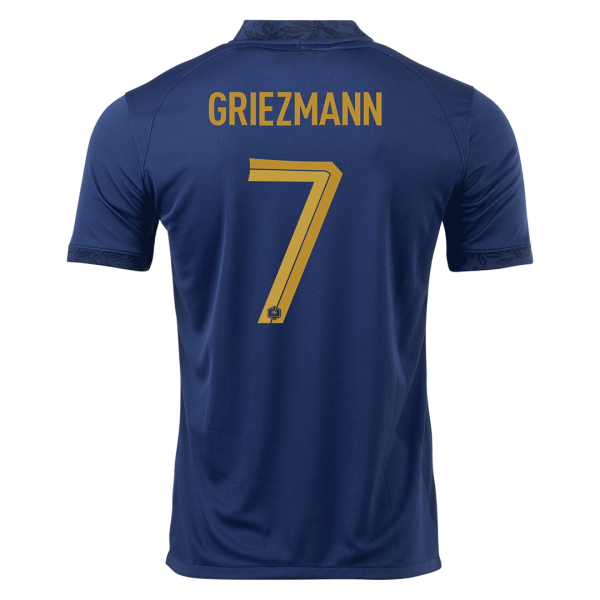 Men's Replica GRIEZMANN #7 France Home Soccer Jersey Shirt 2022 Nike - World Cup 2022