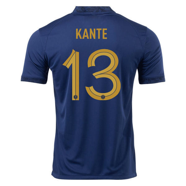 Men's Replica KANTE #13 France Home Soccer Jersey Shirt 2022 Nike - World Cup 2022