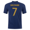 Men's Authentic GRIEZMANN #7 France Home Soccer Jersey Shirt 2022 Nike World Cup 2022