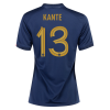 Women's Replica KANTE #13 France Home Soccer Jersey Shirt 2022 Nike