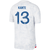 Men's Authentic KANTE #13 France Away Soccer Jersey Shirt 2022 Nike World Cup 2022