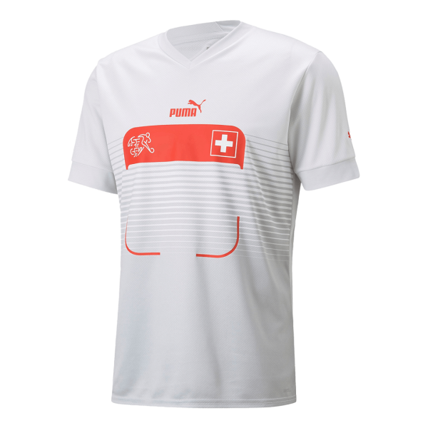 Men's Replica Switzerland Away Soccer Jersey Shirt 2022 Puma - World Cup 2022