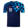 Men's Replica MODRIĆ #10 Croatia Away Soccer Jersey Shirt 2022 Nike - World Cup 2022