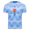 Men's Replica GAVI #9 Spain Away Soccer Jersey Shirt 2022 Adidas - World Cup 2022
