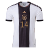 Men's Authentic MUSIALA #14 Germany Home Soccer Jersey Shirt 2022 Adidas World Cup 2022