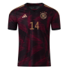 Men's Authentic MUSIALA #14 Germany Away Soccer Jersey Shirt 2022 Adidas World Cup 2022