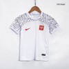 Kids Poland Home Soccer Jersey Kit (Jersey+Shorts) 2022 Nike - World Cup 2022