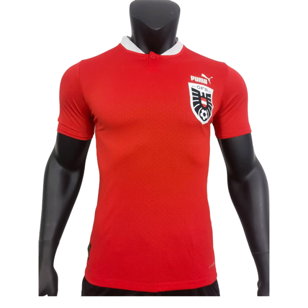 Men's Authentic Austria Home Soccer Jersey Shirt 2022 Puma