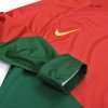 Men's Replica Portugal Home Long Sleeves Soccer Jersey Shirt 2022 Nike - World Cup 2022
