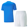 Kids Italy Home Soccer Jersey Kit (Jersey+Shorts) 2022 Puma