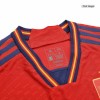 Men's Authentic Spain Home Soccer Long Sleeves Jersey Shirt 2022 Adidas - World Cup 2022