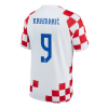 Men's Replica KRAMARIĆ #9 Croatia Home Soccer Jersey Shirt 2022 Nike - World Cup 2022