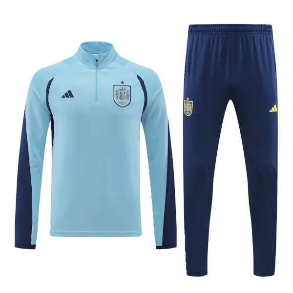 Men's Spain Zipper Tracksuit Sweat Shirt Kit (Top+Trousers) 2022/23 Adidas