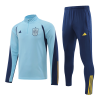 Men's Spain Zipper Tracksuit Sweat Shirt Kit (Top+Trousers) 2022/23 Adidas
