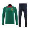Men's Portugal Zipper Tracksuit Sweat Shirt Kit (Top+Trousers) 2022 Nike