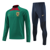 Men's Portugal Zipper Tracksuit Sweat Shirt Kit (Top+Trousers) 2022 Nike