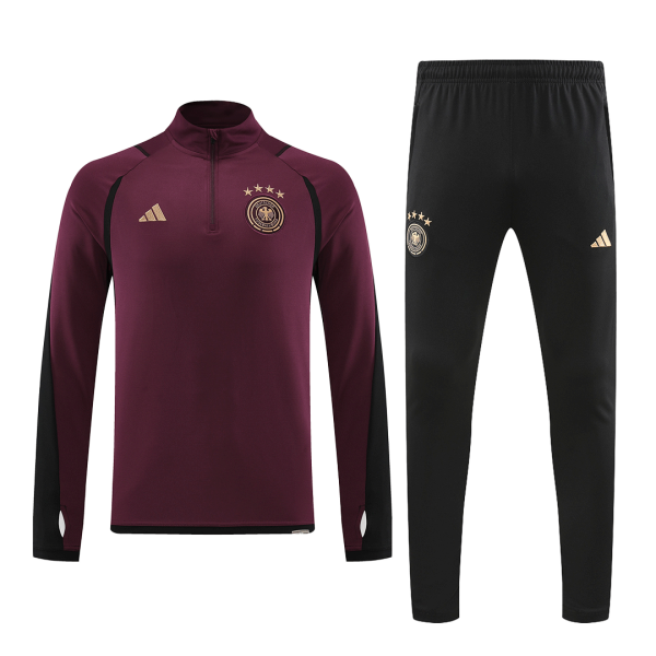 Men's Germany Zipper Tracksuit Sweat Shirt Kit (Top+Trousers) 2022 Adidas