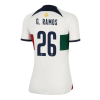 Women's Replica G.RAMOS #26 Portugal Away Soccer Jersey Shirt 2022 Nike