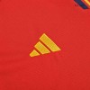 Men's Replica Spain Home Long Sleeves Soccer Jersey Shirt 2022 Adidas - World Cup 2022