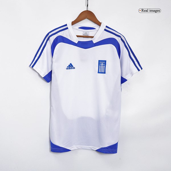 Men's Retro 2004 Greece Away Soccer Jersey Shirt Adidas