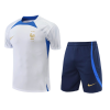 Men's Replica France Pre-Match Pre-Match Soccer Jersey Kit (Jersey+Shorts) 2022 Nike