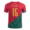 Men's Replica R. LEÃO #15 Portugal Home Soccer Jersey Shirt 2022 Nike - World Cup 2022