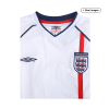 Men's Retro 2002 England Home Soccer Jersey Shirt