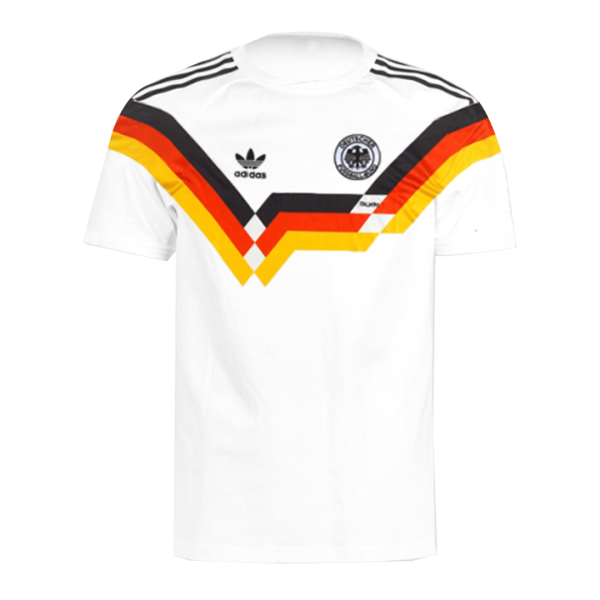 Men's Retro 1990 Germany Home Soccer Jersey Shirt Adidas - World Cup Champion