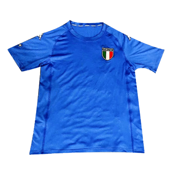 Men's Retro 2002 World Cup Italy Home Soccer Jersey Shirt Kappa