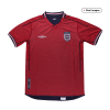 Men's Retro 2002 England Away Soccer Jersey Shirt Umbro