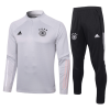 Men's Germany Zipper Tracksuit Sweat Shirt Kit (Top+Trousers) 2020 Adidas