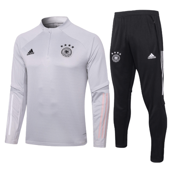 Men's Germany Zipper Tracksuit Sweat Shirt Kit (Top+Trousers) 2020 Adidas