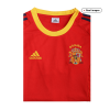 Men's Retro 2002 Spain Home Soccer Jersey Shirt Adidas