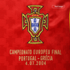 Men's Retro 2004 Portugal Home Soccer Jersey Shirt Nike