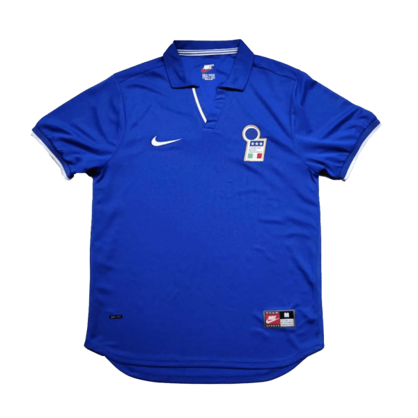 Men's Retro 1998 World Cup Italy Home Soccer Jersey Shirt Nike