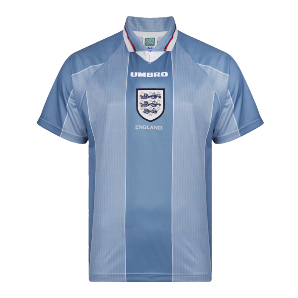 Men's Retro 1996 England Away Soccer Jersey Shirt Umbro
