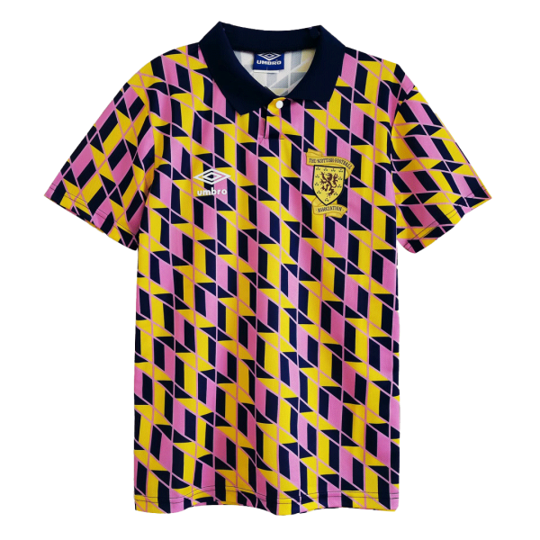 Men's Retro 1988/89 Scotland Away Soccer Jersey Shirt Umbro